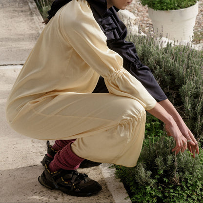Suzanne Jumpsuit - Blue Black Yellow
