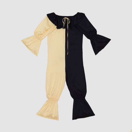 Suzanne Jumpsuit - Blue Black Yellow