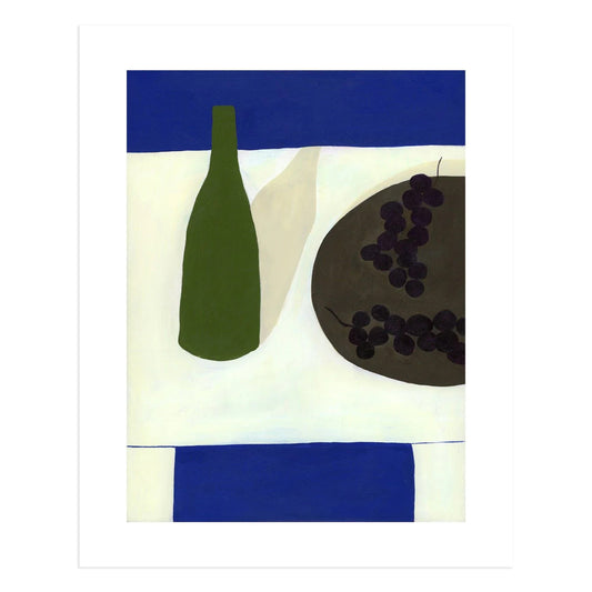 Blue Grapes Print