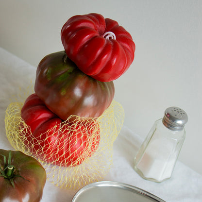 Small Heirloom Tomato Candle - Red