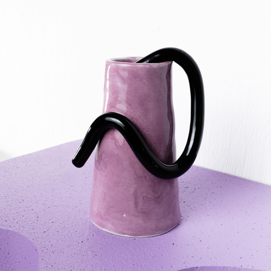 Ceramic Vase - Purple
