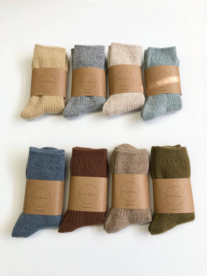 Iceland Wool High Socks - Neutral Oat