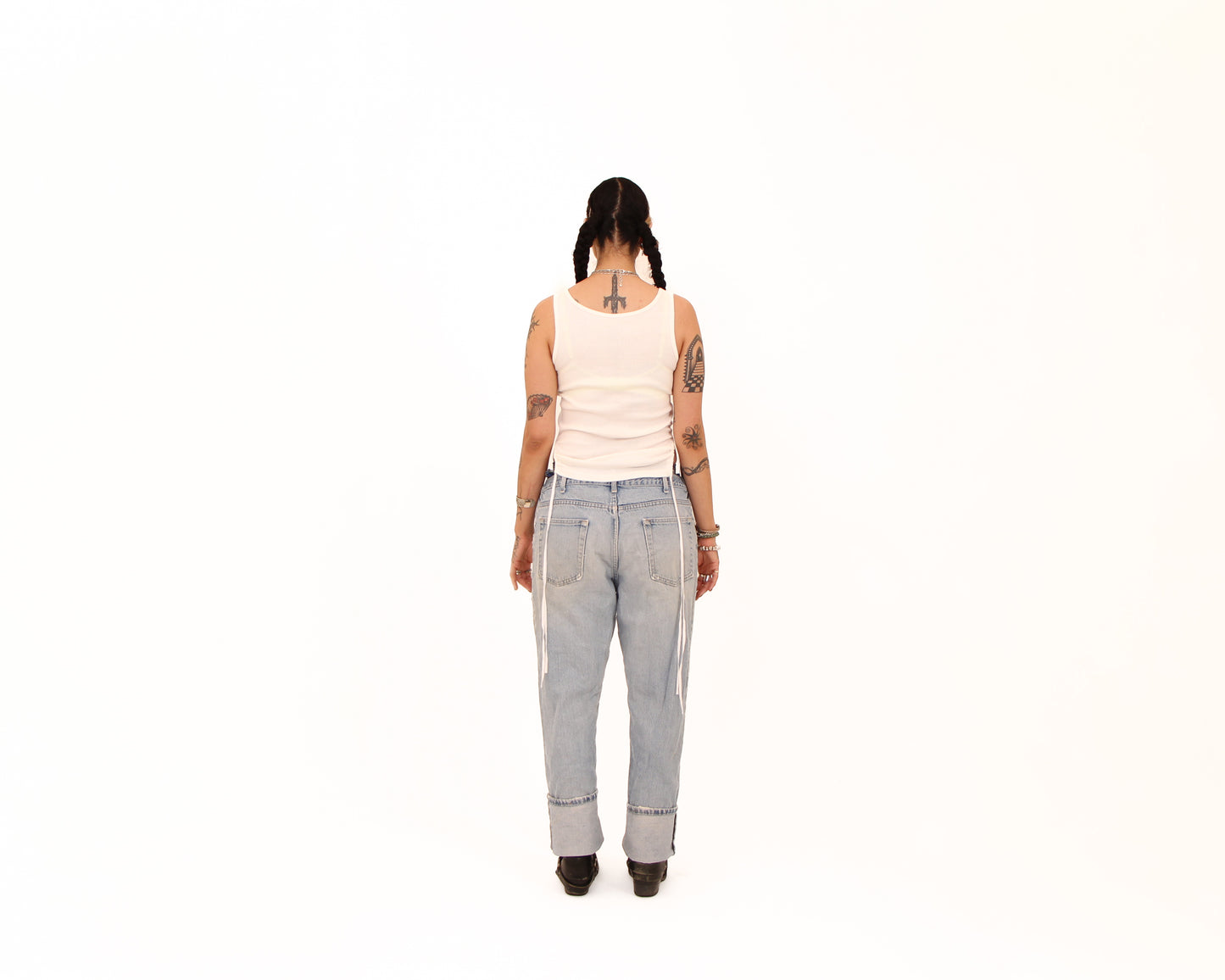 Backroad Blues Patched Denim — size 36