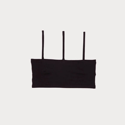 Nida Bra - Fine Organic Cotton Rib - Black