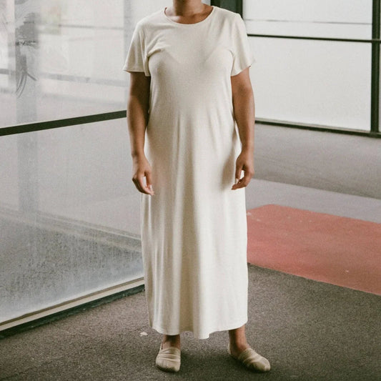 Silk Tee Dress - Undyed