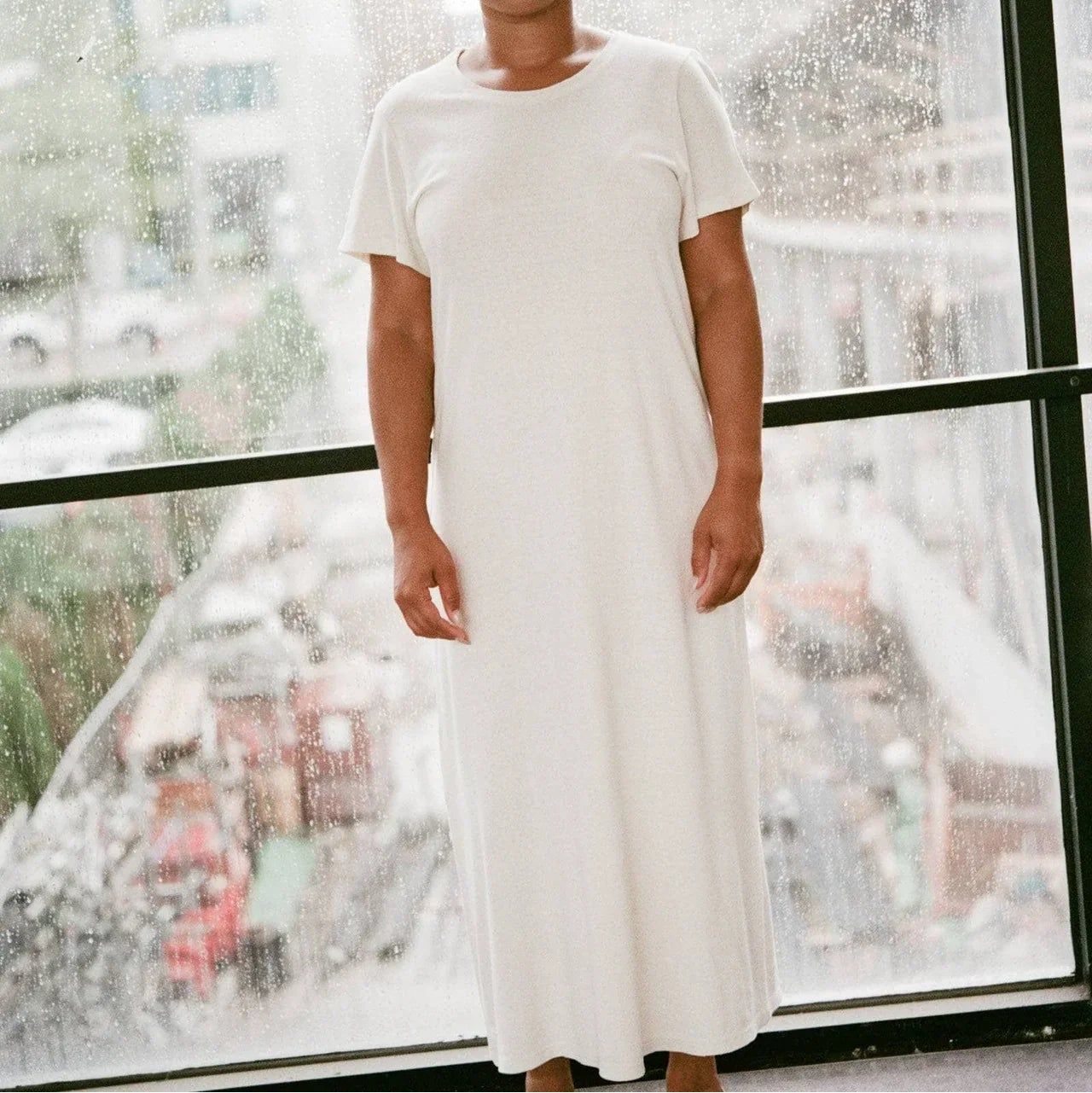 100 silk dress 100% Silk Tee Dress - Undyed