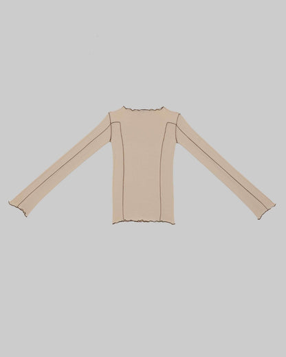 Omato Long Sleeve Tee - Tin Beige