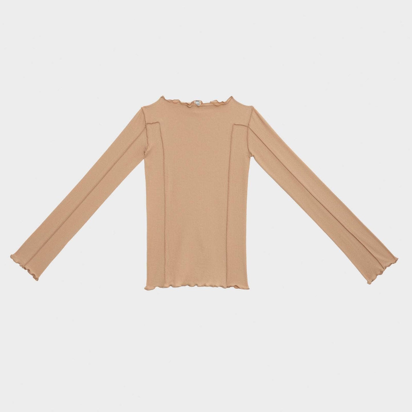 Omato Long Sleeve Tee - Fine Organic Cotton Rib - Aural