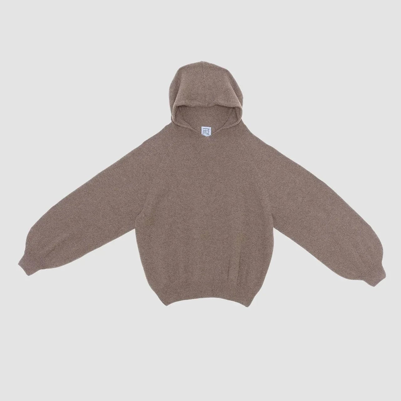 Recycled Cashmere Soar Hoodie - Stoppa Brown | Baserange – Easy Recycled Cashmere Soar Hoodie - Stoppa Brown | Baserange – Easy