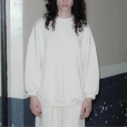 Rim Sweatshirt - Undyed Cotton Jersey
