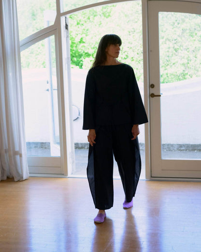 Decti Pants - Organic Cotton Poplin - Black