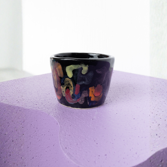 Ceramic Cup - Black Bricolage