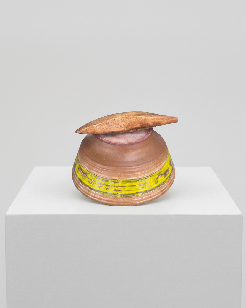 Bowl + wooden slice