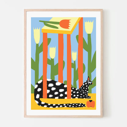 Art Print- Cat In The Room