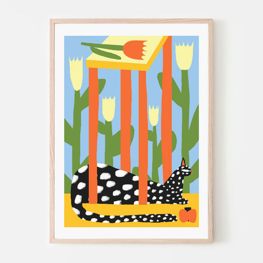 Art Print- Cat In The Room