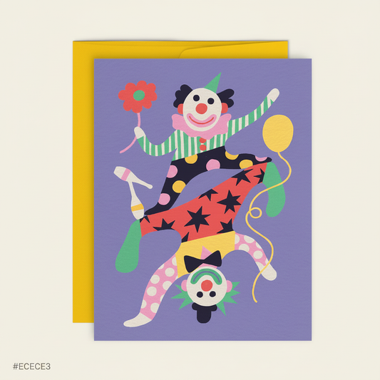 Clowns Greeting Card Packshot