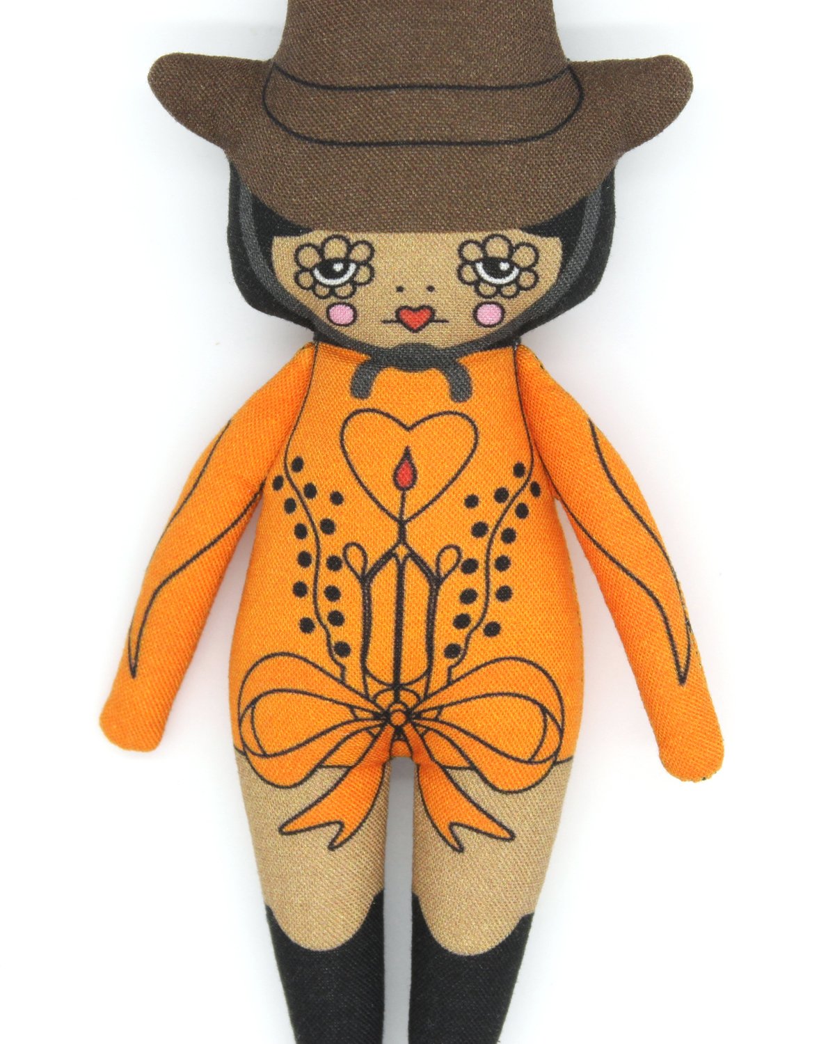 6-inch Cowgirl Bag Charm Doll - Medium Skin