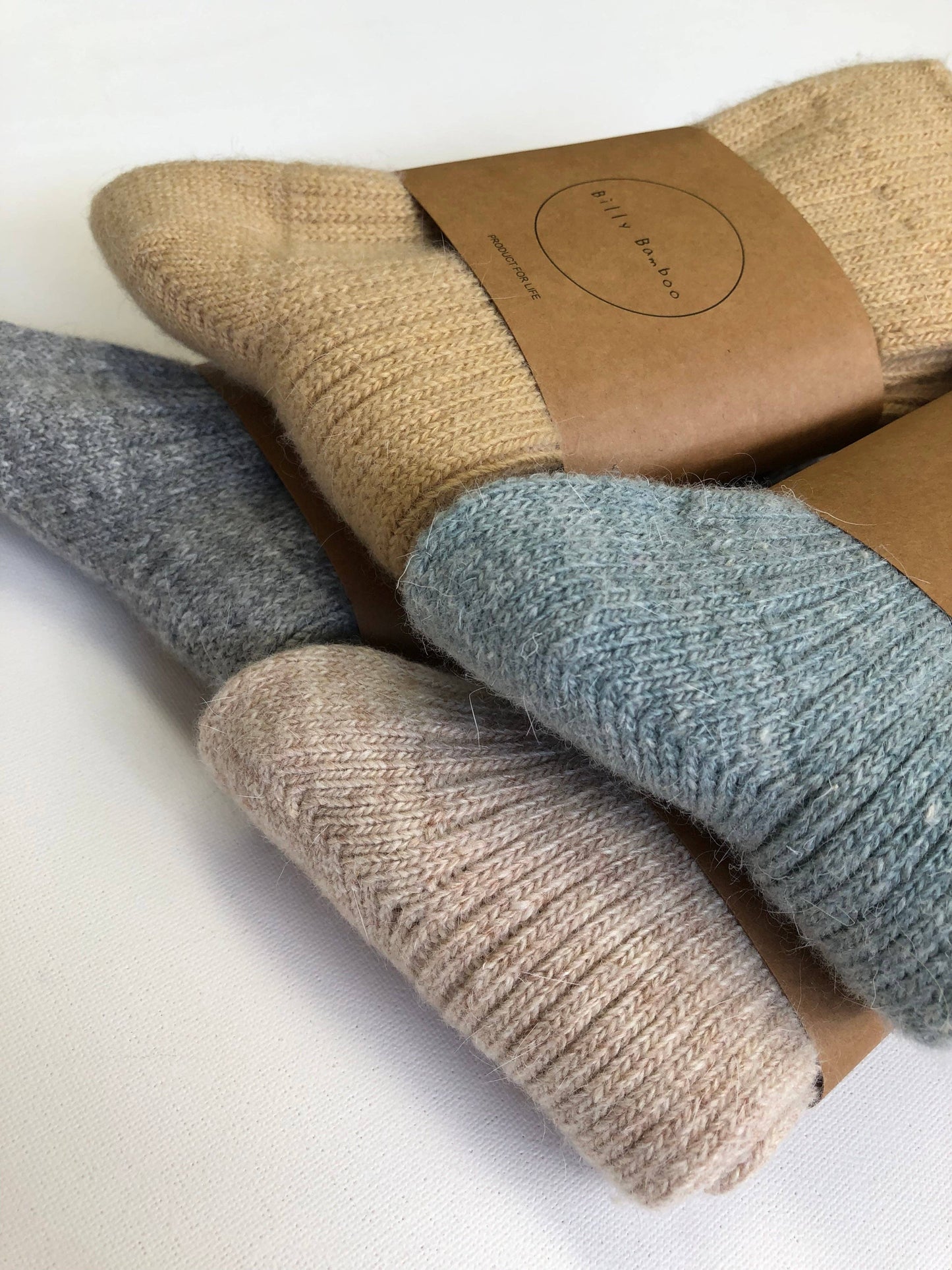 Iceland Wool High Socks - Neutral Oat
