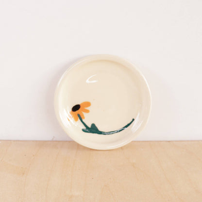 Ceramic Sunflower Ring Tray