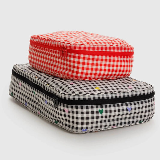 Large Packing Cube Set – Gingham