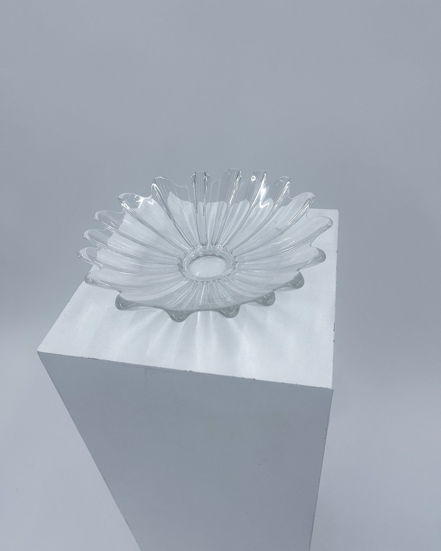 Clear Art Deco Tray #23