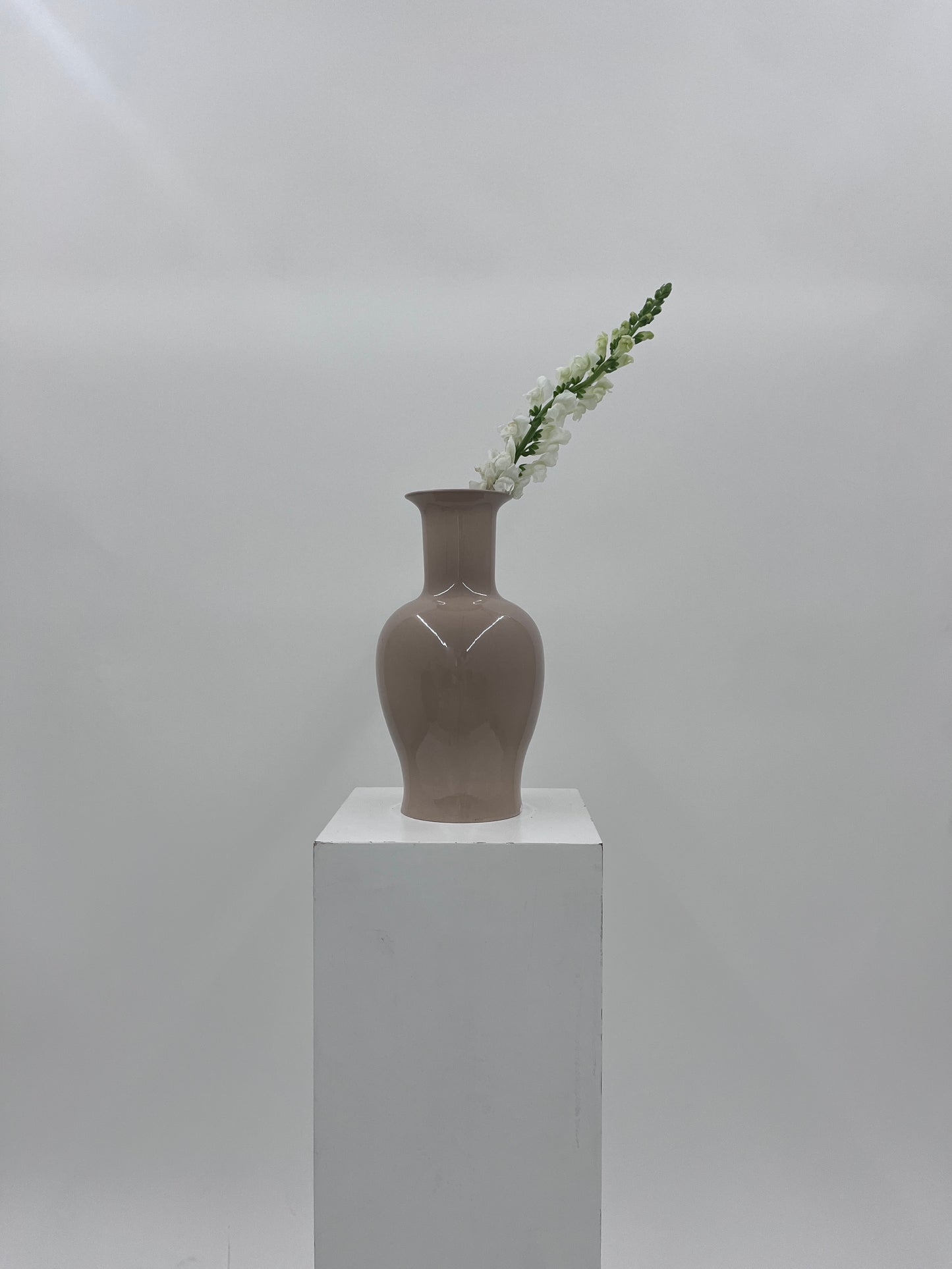 Light Pink Gloss Ceramic Vase #1