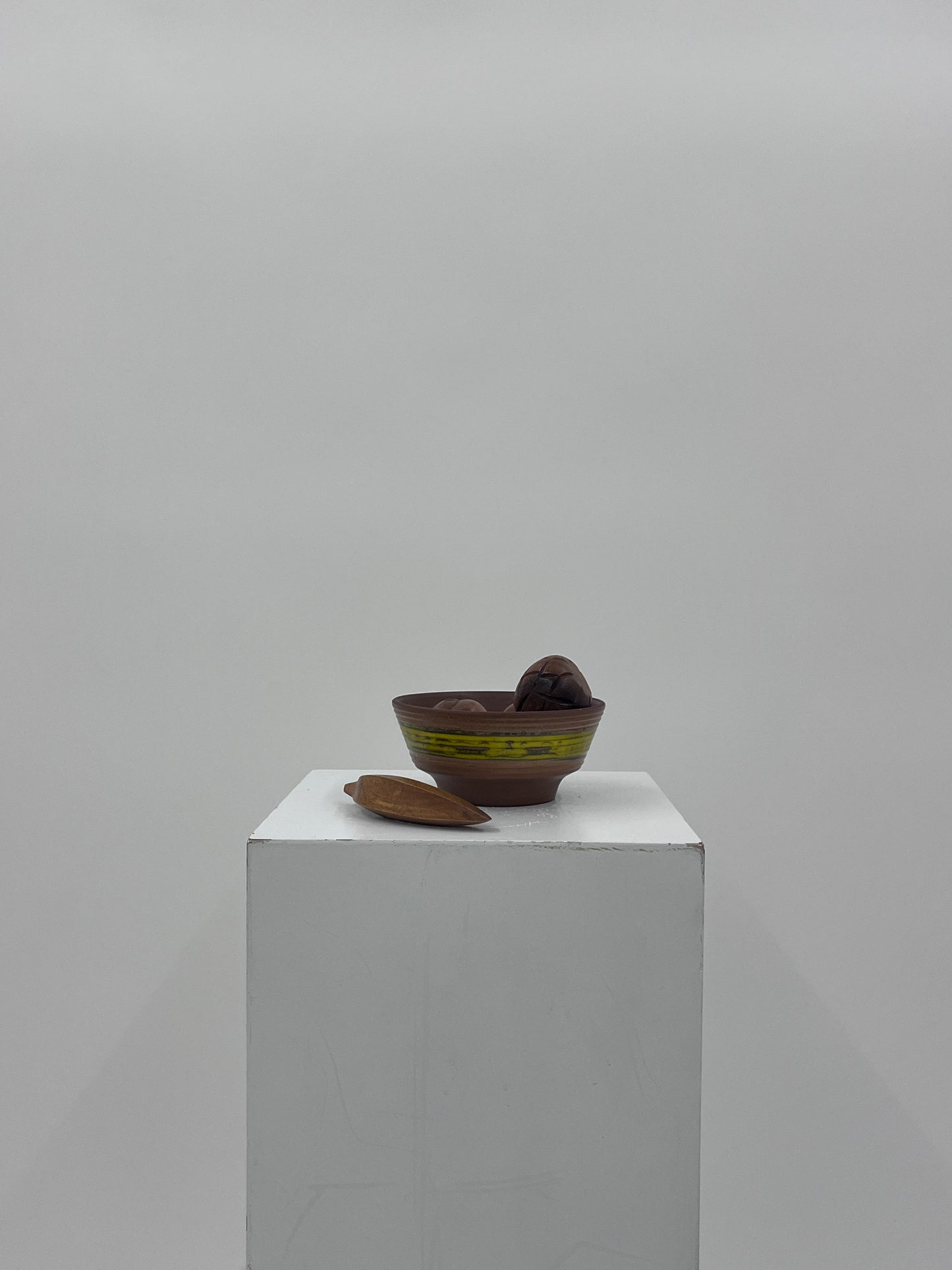 Wooden Fruit + Ceramic Bowl Set #29