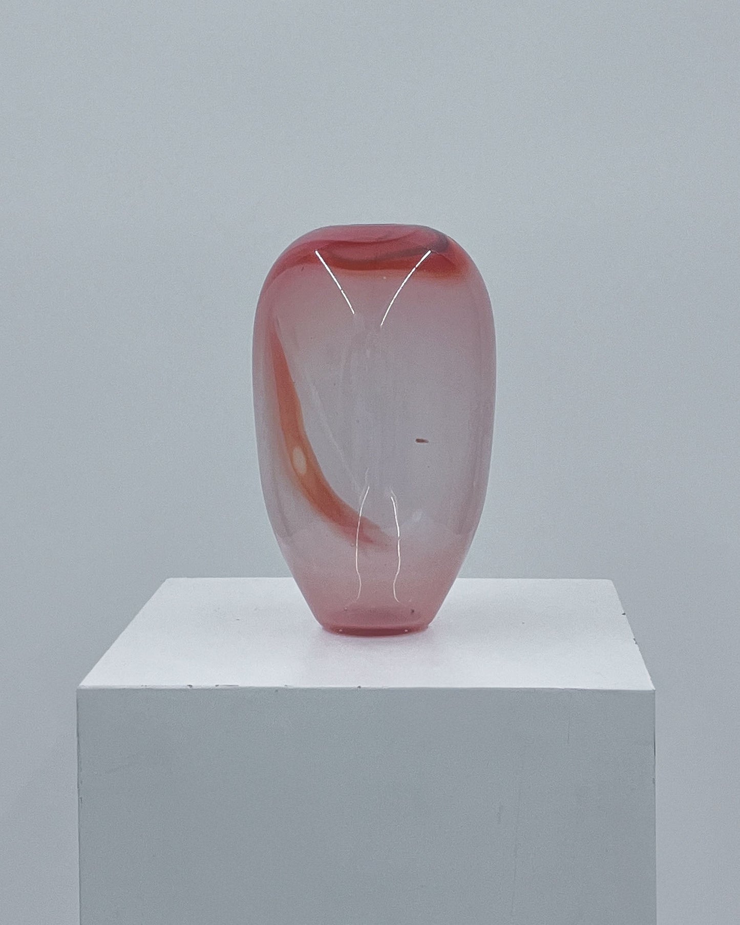 Peach Crystal Vase #10