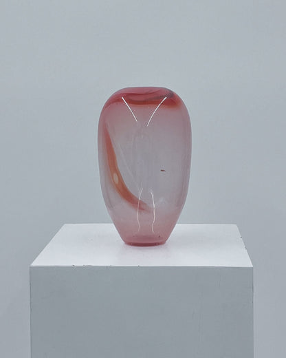 Peach Crystal Vase #10