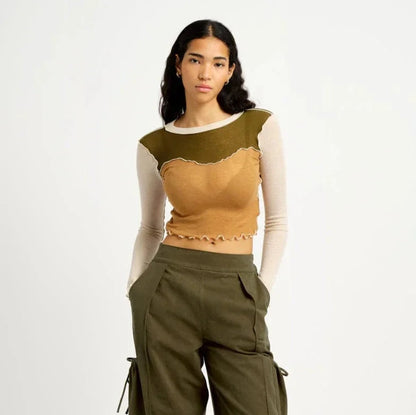 Bella Top - Off White Camel