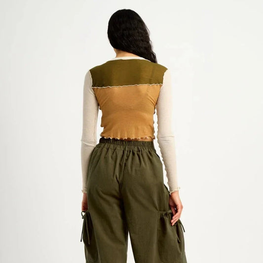 Bella Top - Off White Camel