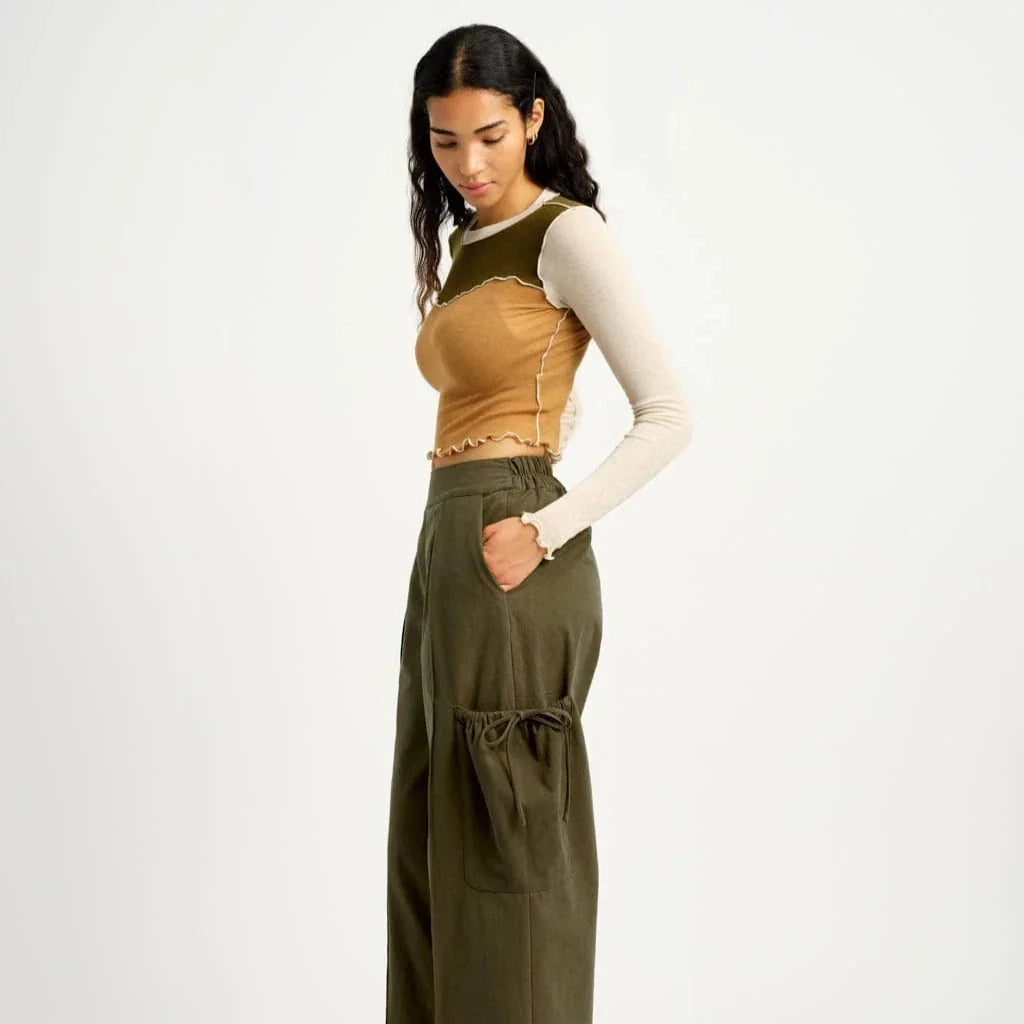 Bella Top - Off White Camel