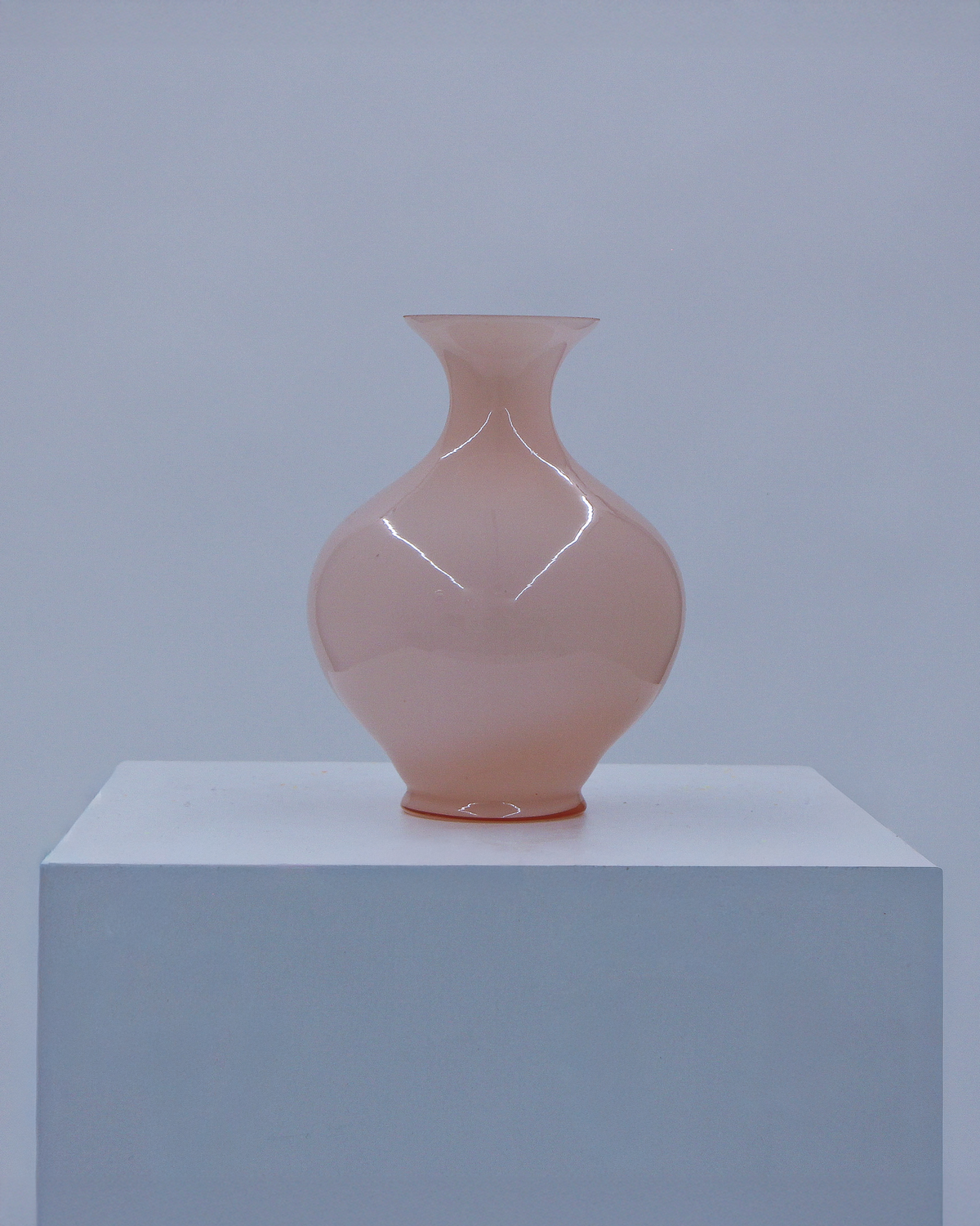 Curvy Light Pink Vase #52