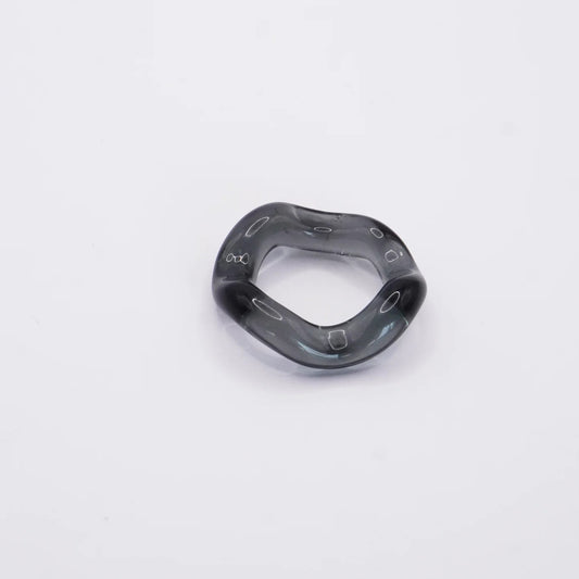 Wavy Davy Ring — Smoke