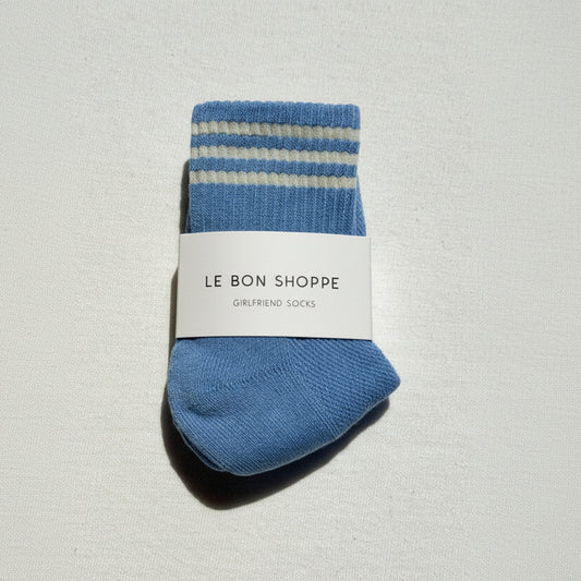 Girlfriend Socks - Parisian Blue