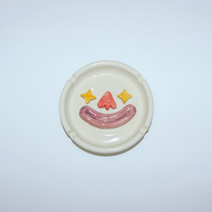 Ceramic Face Ashtray