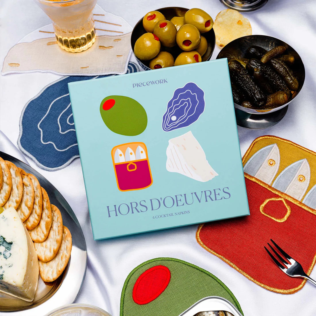 Cocktail Napkin Set - Hors D'Oeuvres