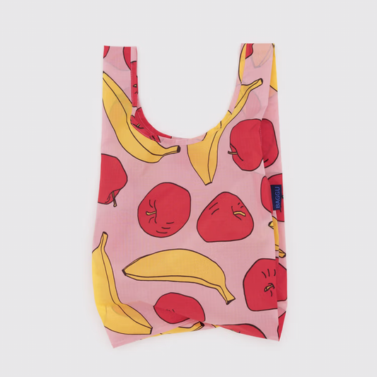 Baby Baggu - Light Pink Apples & Bananas