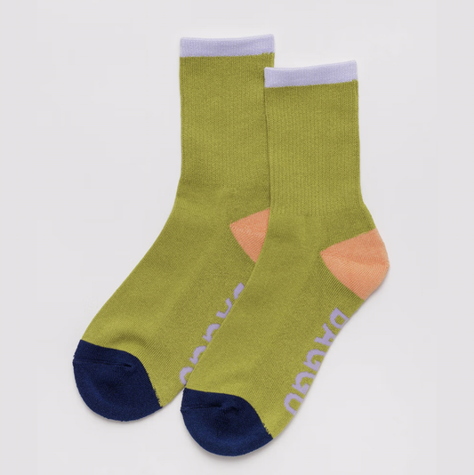 Ribbed Sock - Lemongrass Mix
