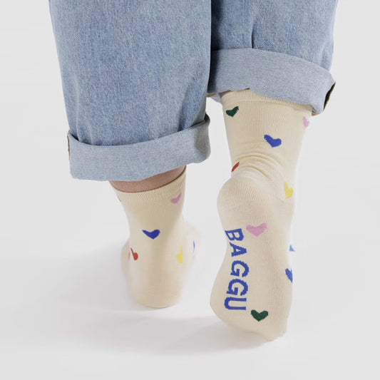 Crew Sock - Hearts