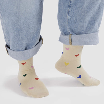 Crew Sock - Hearts