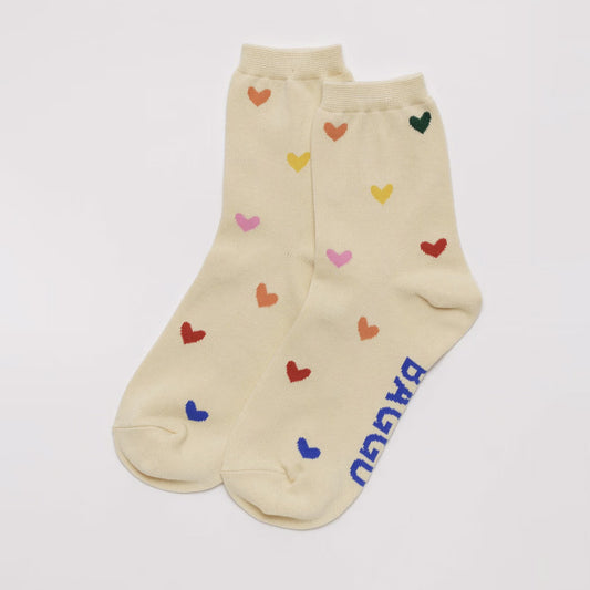 Crew Sock - Hearts