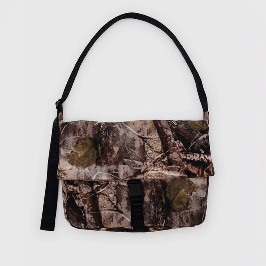 Nylon Messenger Bag - Photo Forest