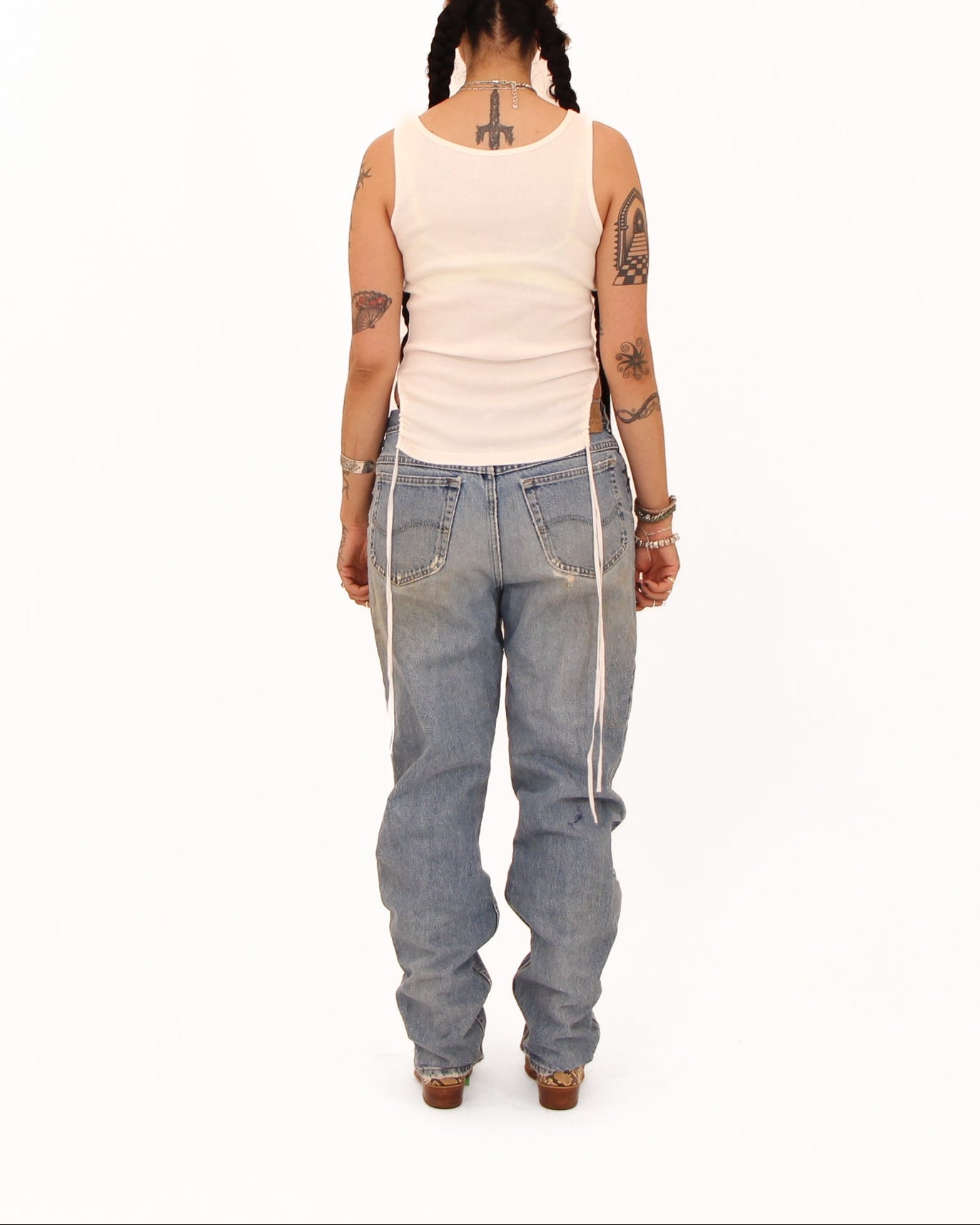 Lee Patched Denim — size 34