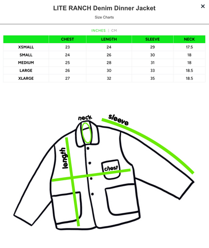 Denim Dinner Jacket — Lite Ranch