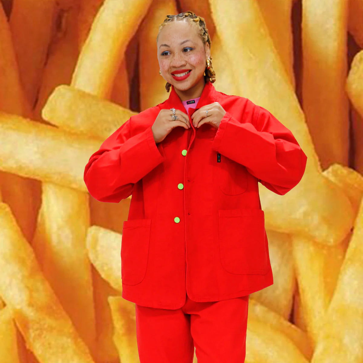 Forager Coat — Tomato