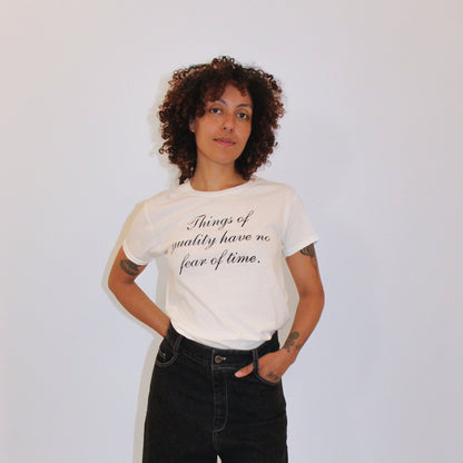 "Things of Quality" Tee — White