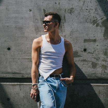 Strap Tank - White