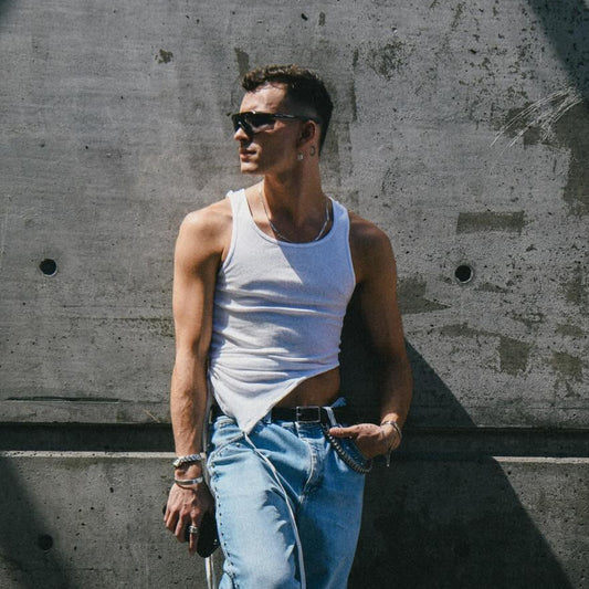Strap Tank - White