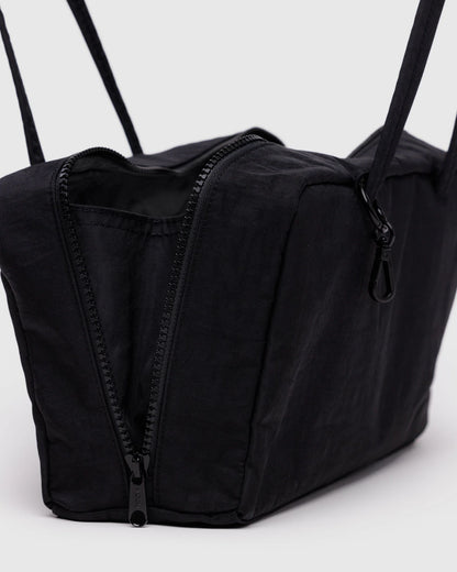 Nylon Bowler Bag - Black